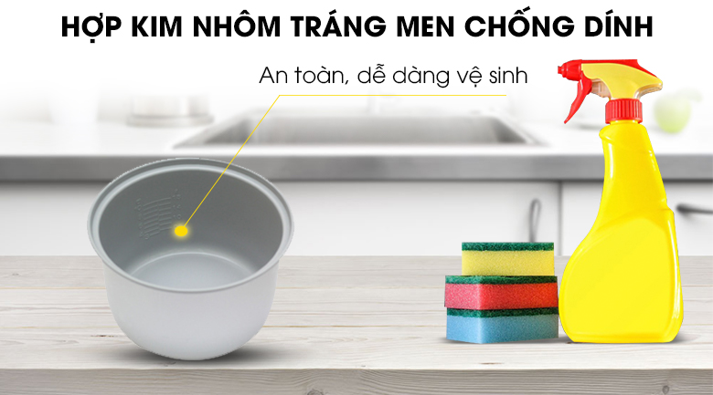 Nồi cơm điện Sharp 1.8L KS-N182ETV