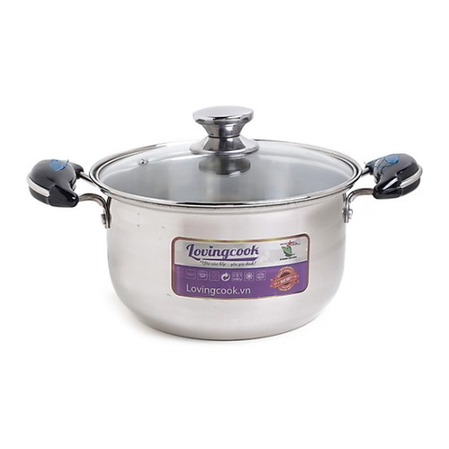Nồi Inox 18cm 2 đáy LC8182