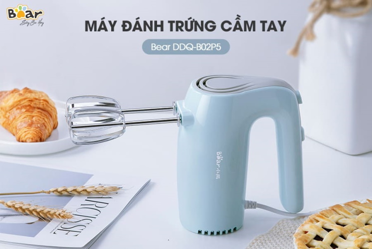 Máy đánh trứng cầm tay Bear DDQ-B02P5