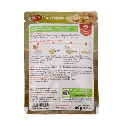 Barona GVHC- Kho gừng
