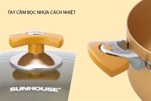 Bộ nồi ANOD SUNHOUSE SH8834