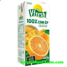 Nước Cam 100% Vfresh 1L