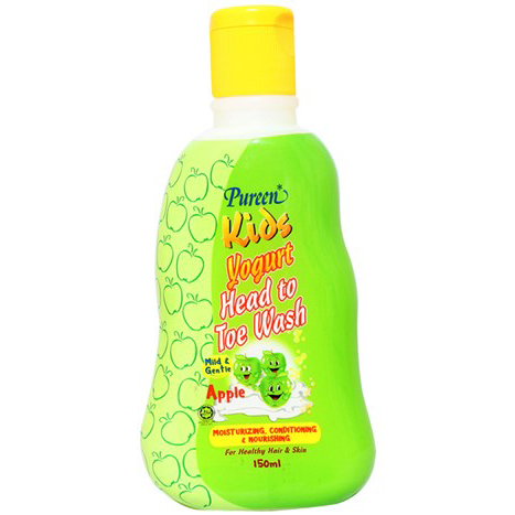 Sữa tắm gội Pureen TE hương táo - sữa chua 150ml