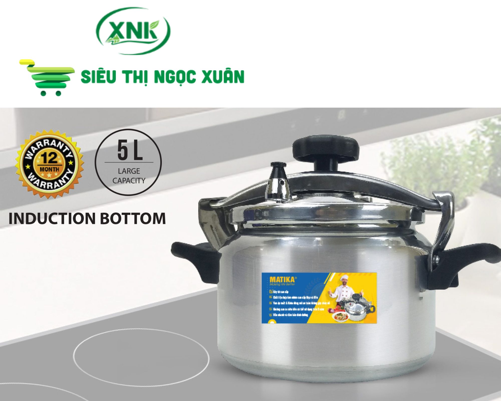 NỒI ÁP SUẤT GA MATIKA MTK-9255 (5L)