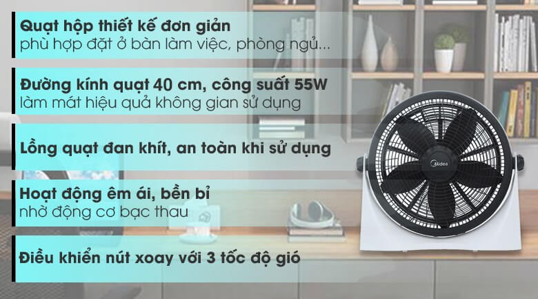 Quạt tản Midea FB40-9H
