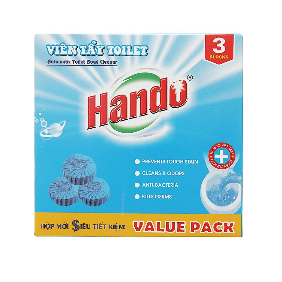 Viên vệ sinh bồn cầu Hando 165g