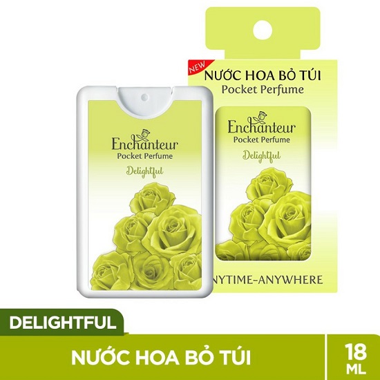 Nước hoa bỏ túi Enchanteur - 3 mùi hương  (18ml)