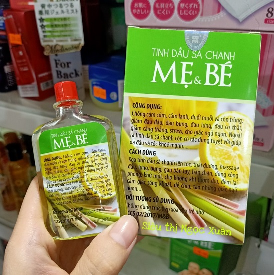 Tinh dầu sả chanh mẹ và bé 30ml