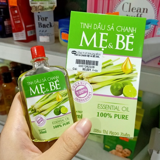 Tinh dầu sả chanh mẹ và bé 30ml