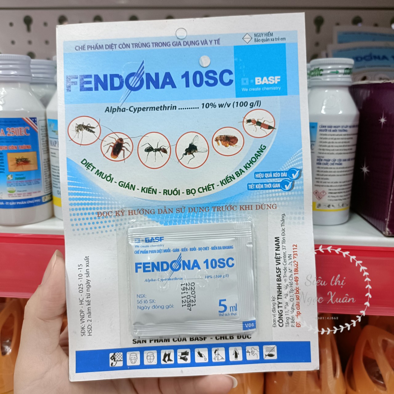 Thuốc diệt muỗi Fendona 10SC - 5ml