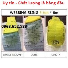 Dây cáp vải cẩu hàng 12 tấn, dây cẩu hàng 12 tấn, Cáp vải cẩu hàng