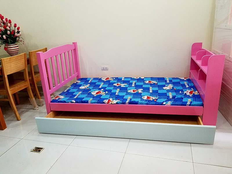 Giường tầng cho bé gái T92 giá rẻ tại Hà Nội