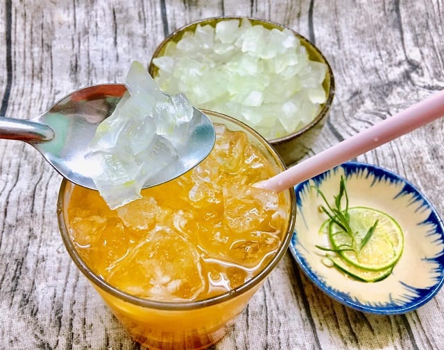 Cách làm nước cam nha đam thanh mát, giải nhiệt cơ thể 1 cach lam tra cam nha dam