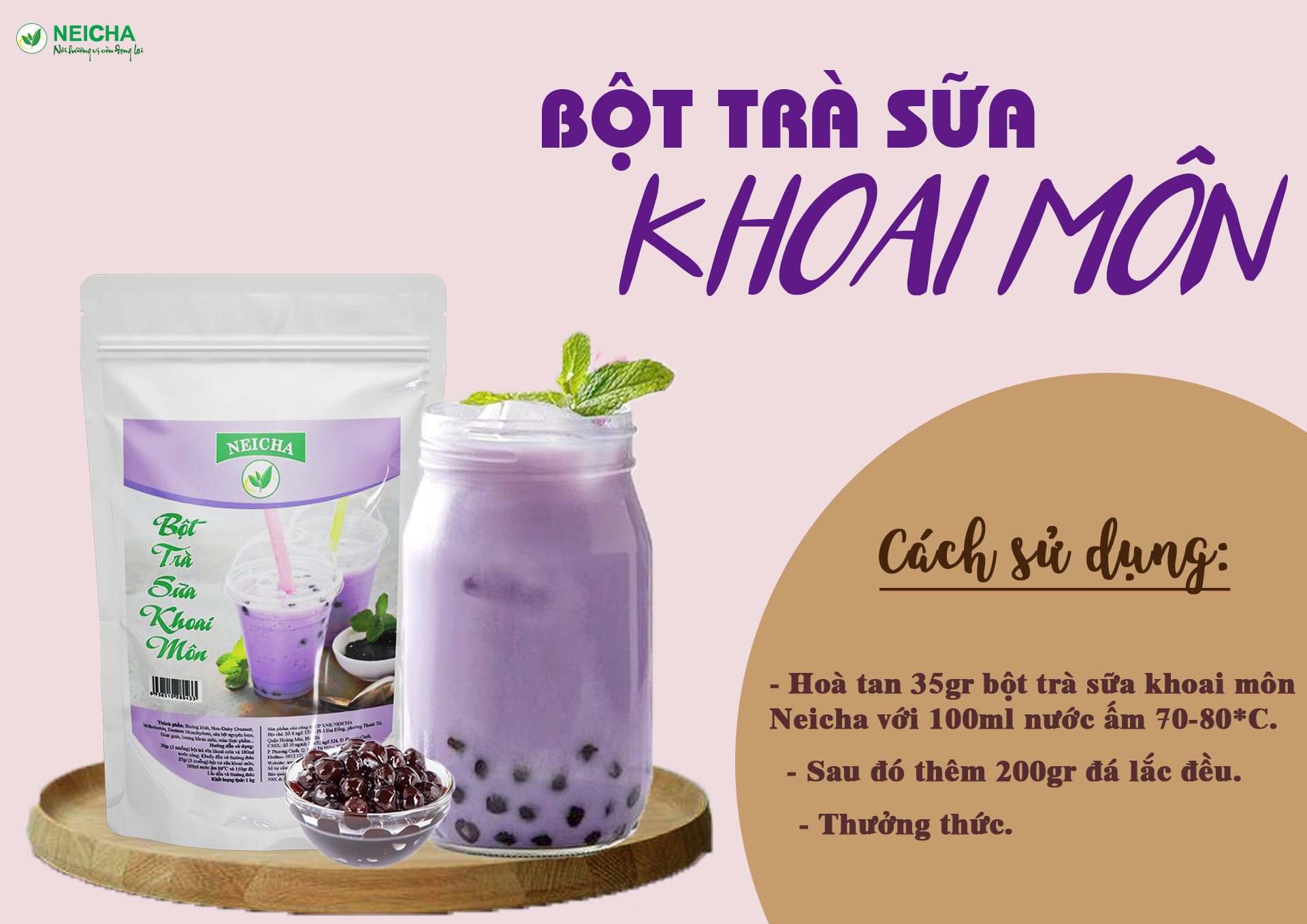 cach-pha-tra-sua-khoai-mon-don-gian-nhat