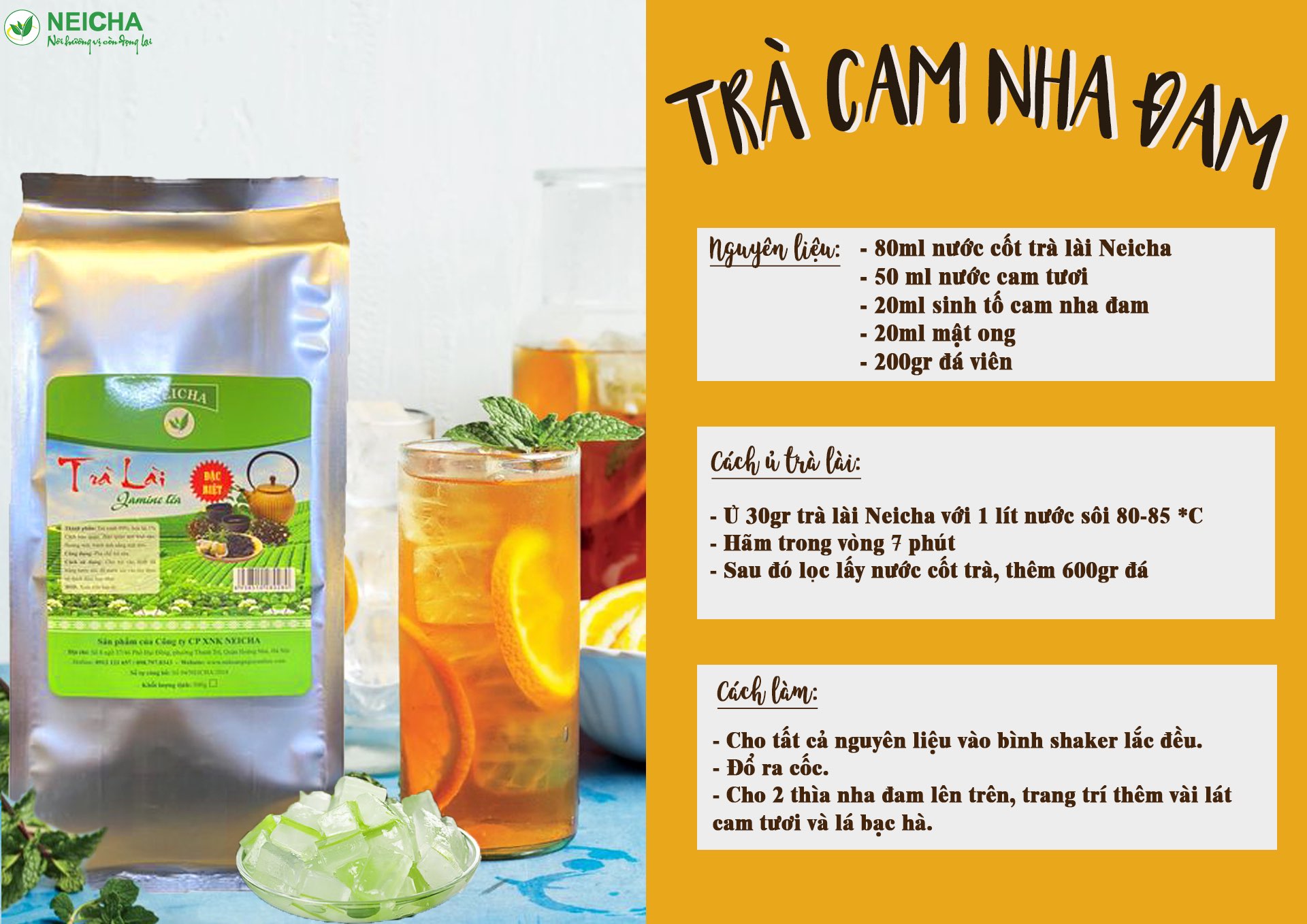 Cách làm nước cam nha đam thanh mát, giải nhiệt cơ thể 2 tracamnhadam