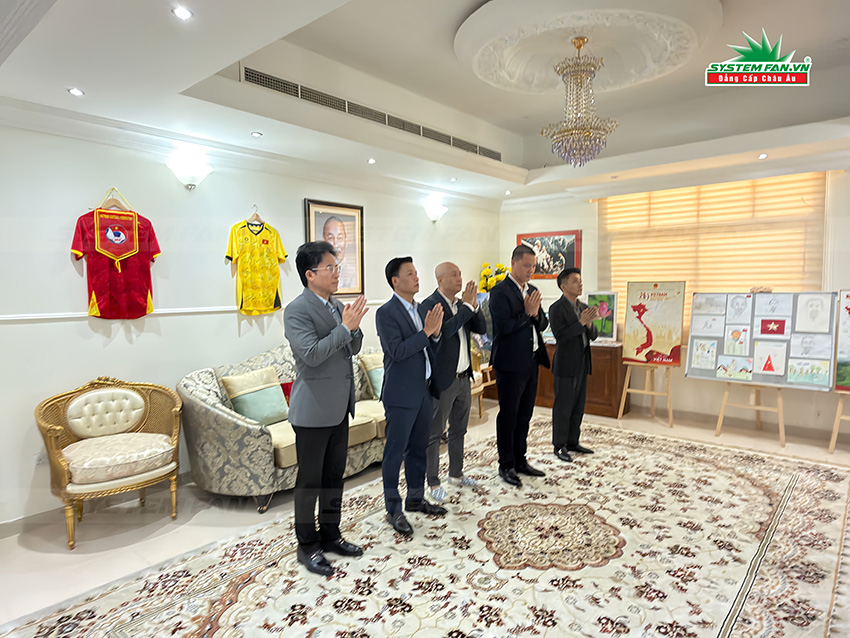 BLĐ System Fan Thăm Đại sứ quán Việt Nam tại UAE