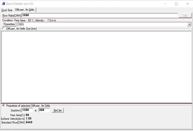 Tính toán kích thước ống gió, kích thước gió qua phần mềm Duct Checker