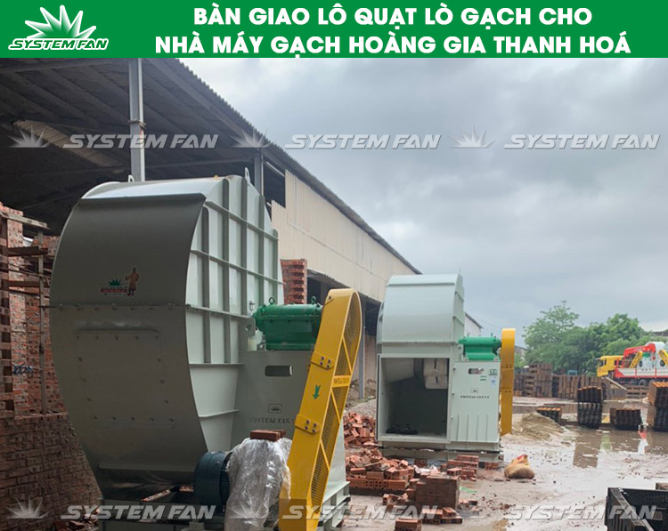 Quạt lò gạch nhà máy gạch Hoàng Gia (Hình 4)