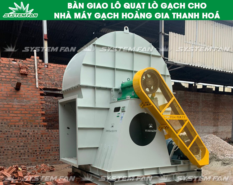 Quạt lò gạch nhà máy gạch Hoàng Gia (Hình 5)