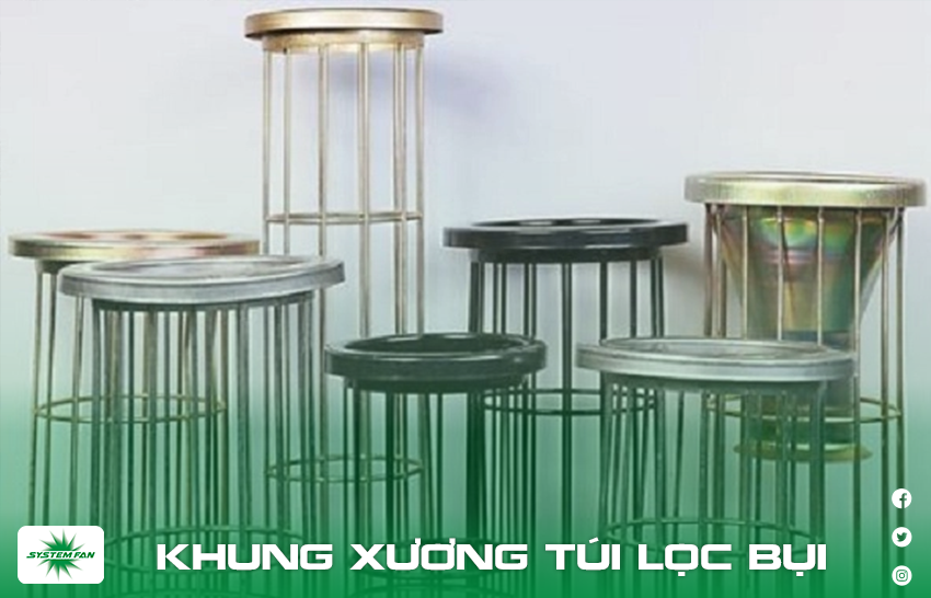 Các loại khung xương túi lọc bụi
