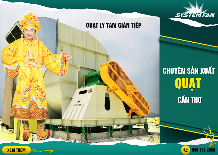 Mẫu quạt ly tâm gián tiếp