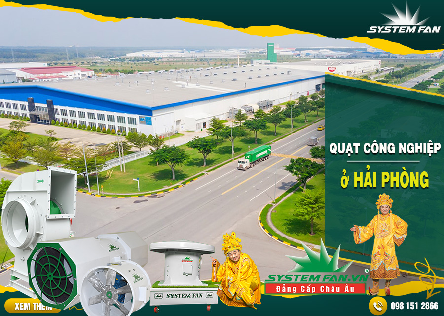 Cung cấp quạt công nghiệp Hải Phòng