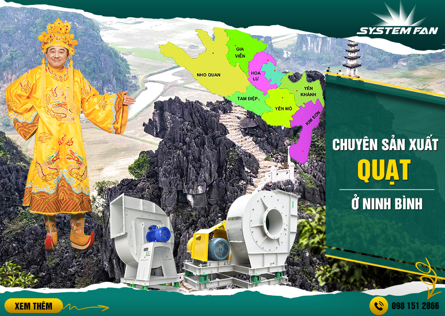 Cung cấp quạt công nghiệp tại Ninh Bình