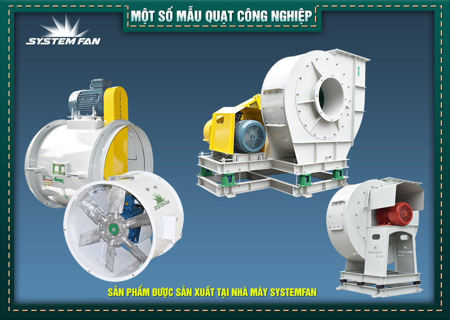 Mẫu quạt hút công nghiệp System Fan