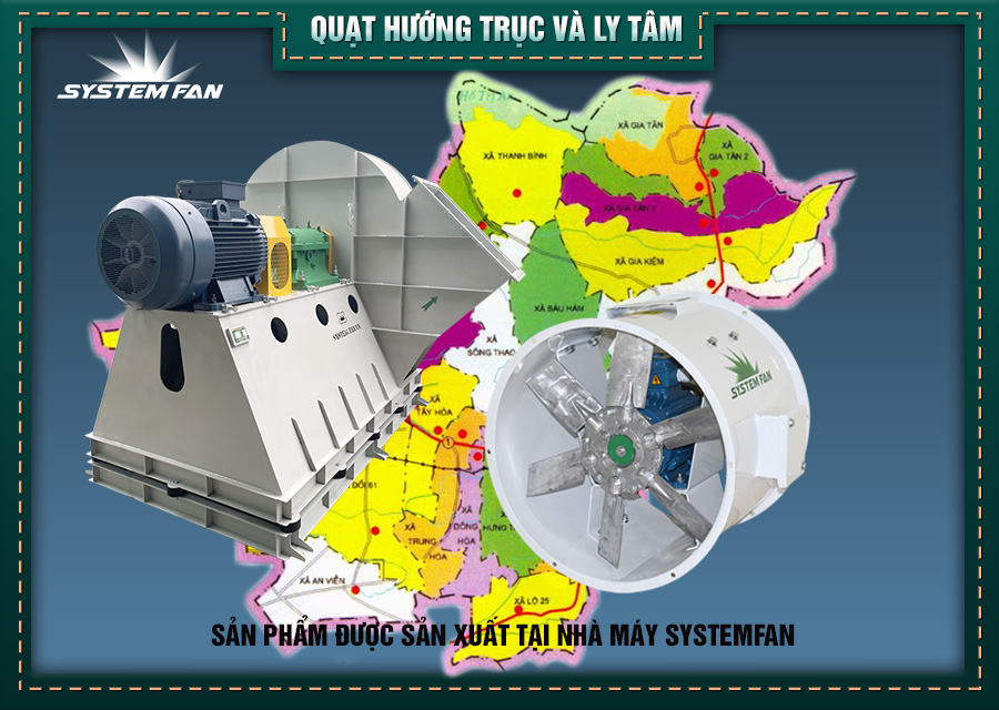 System Fan chuyên cung cấp quạt công nghiệp tại Đồng Nai