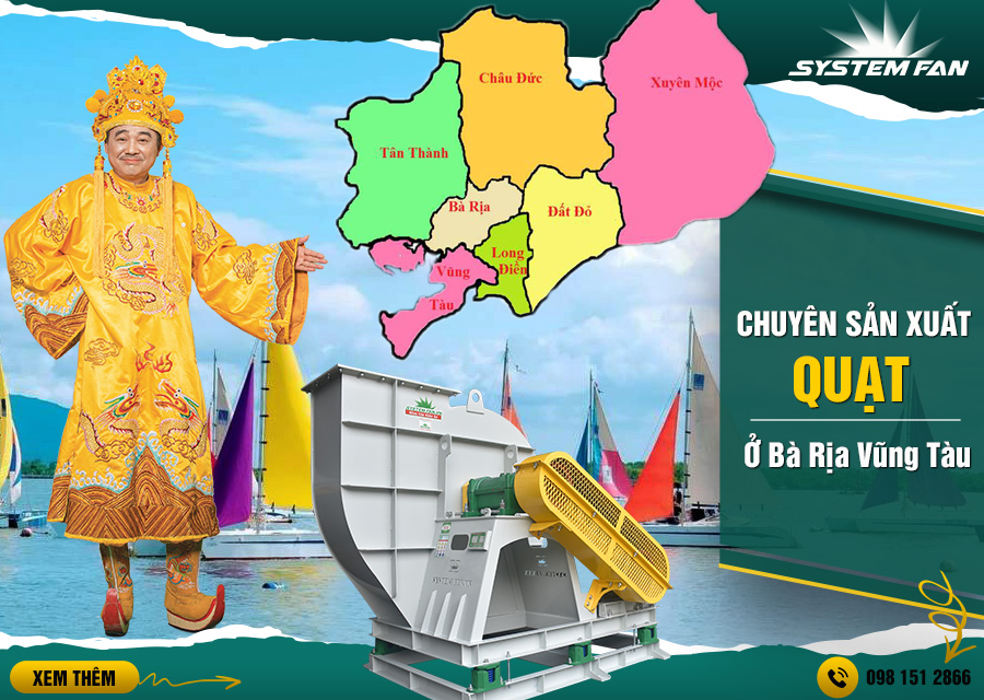 Quạt ly tâm ở Vũng Tàu