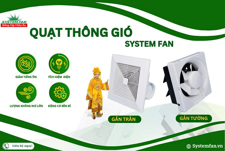 Quạt gắn trần System Fan