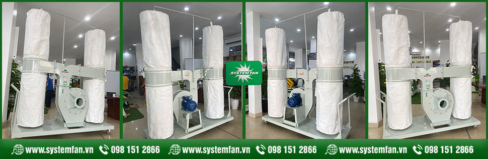 Quạt hút bụi di động System Fan Quạt hút bụi di động System Fan