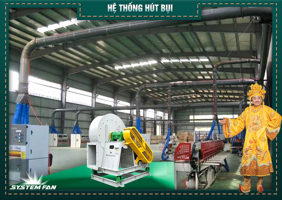 Hệ 
thống hút, xử lý bụi chà nhám phổ biến hiện nay