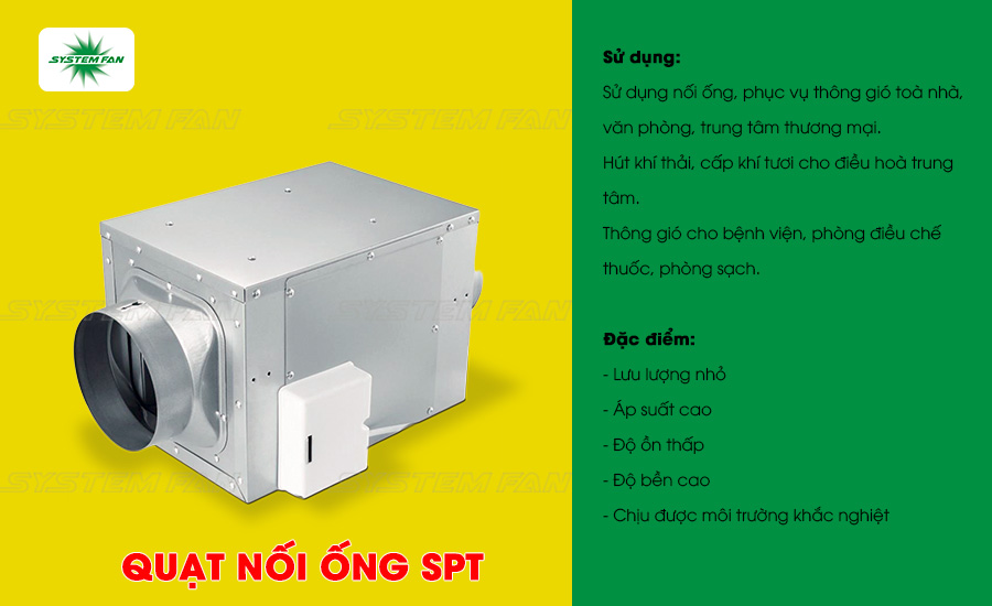 Quạt nối ống SPT