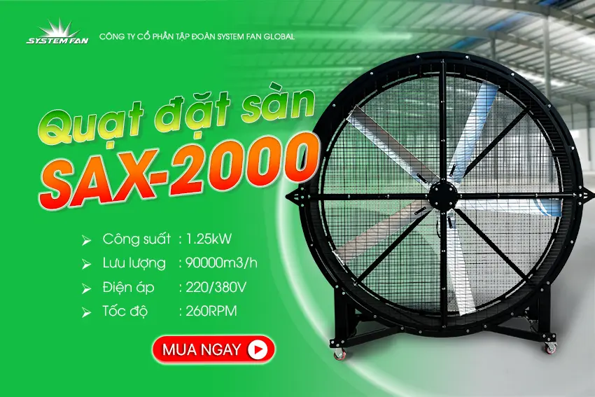 Quạt đặt sàn SAX-2000