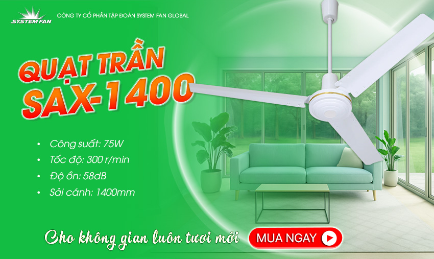 Quạt trần dân dụng