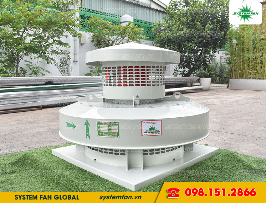 Quạt hút mái cánh ly tâm hai cấp 
tốc độ