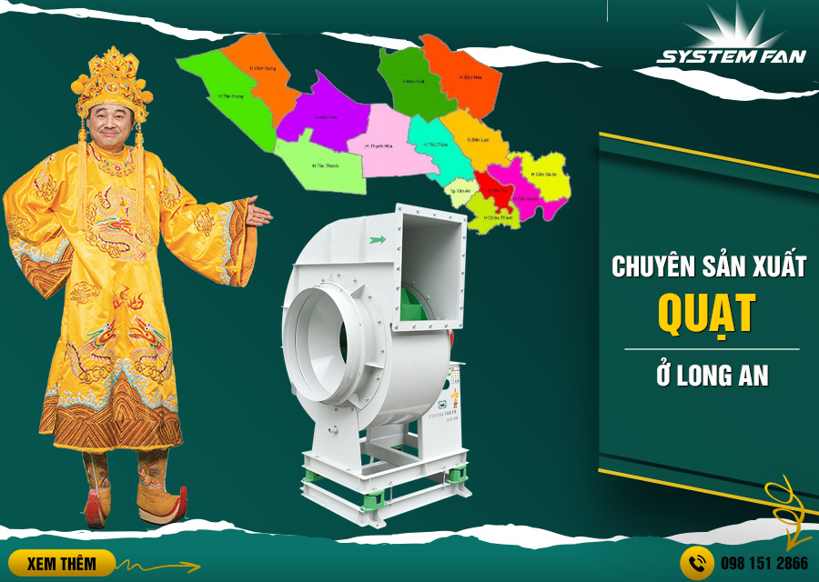 Chuyên sản xuất quạt Long An
