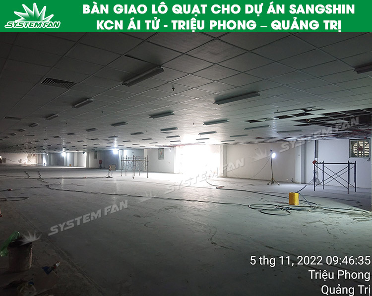 Bàn giao lô quạt cho dự án Sangshin (Hình 2)