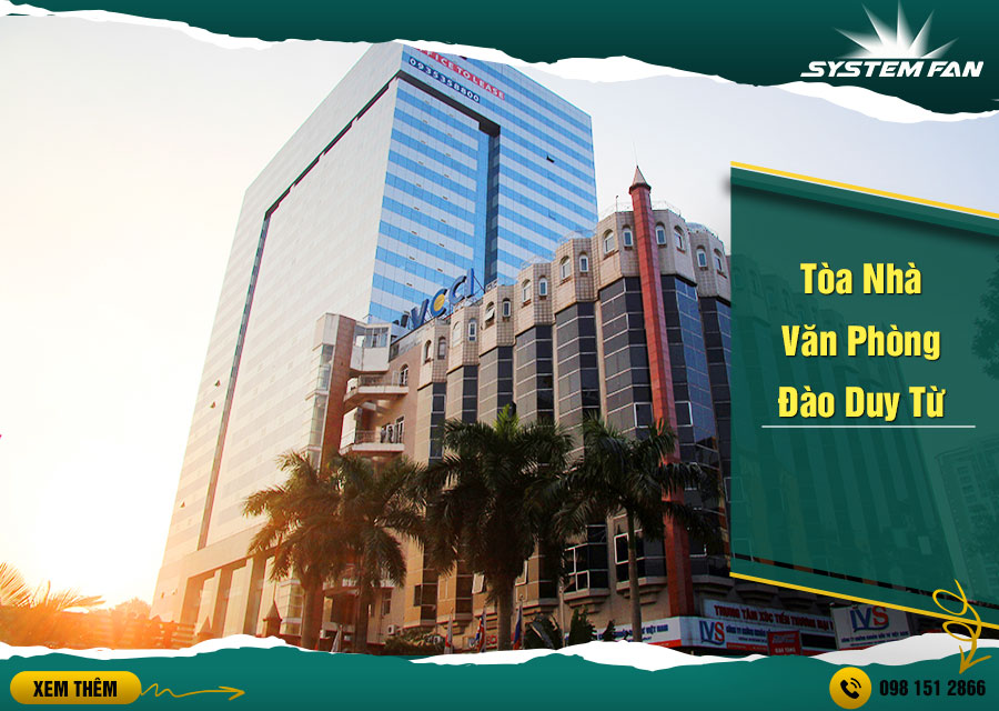 quạt ly tâm tăng áp cho toà nhà văn phòng