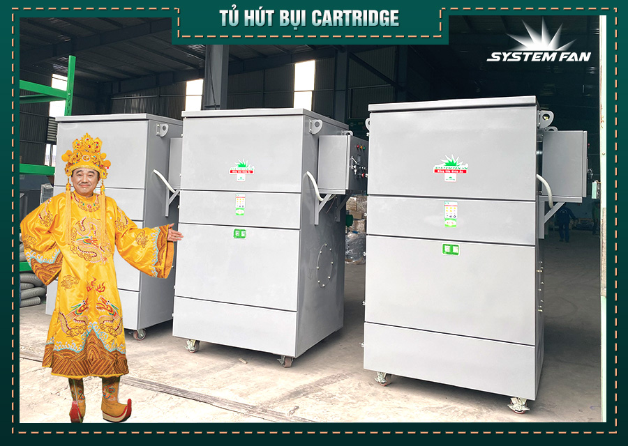 Tủ hút bụi Cartridge System Fan Tủ hút bụi Cartridge System Fan