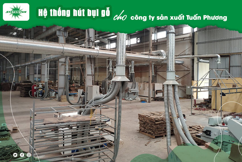 Hệ thống hút bụi gỗ công ty Tuấn Phương 3