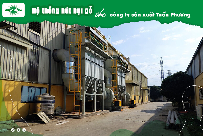 Hệ thống hút bụi gỗ công ty Tuấn Phương 5