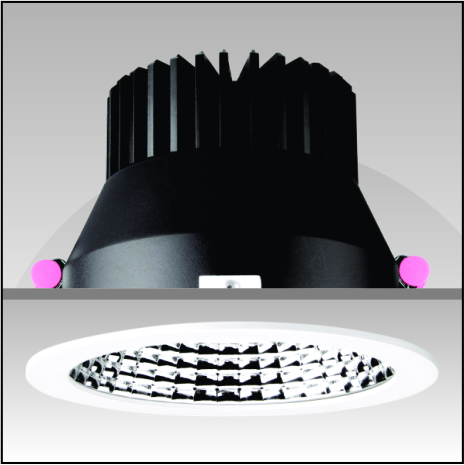 Đèn Downlight paragon LED PRDKK114L18