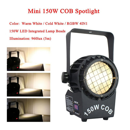 LED: 1x150W, LED COB trắng ấm