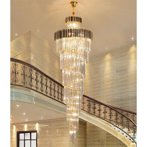 Đèn Chùm Thông Tầng Pha Lê Luxury LCC8017-D1000*H4000