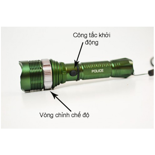 Đèn Pin Siêu Sáng Cree Zoom 8066