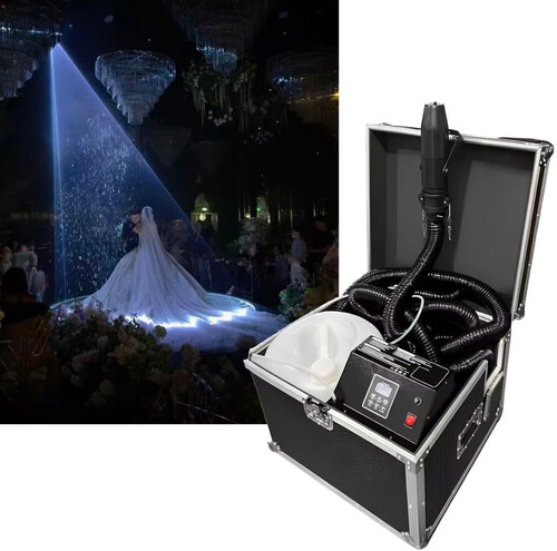 Máy tạo tuyết cỡ lớn HS-5000 3000W DMX512 và điều khiển thủ công