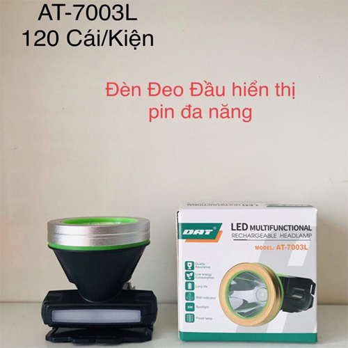 Đèn đeo đầu hiển thị pin đa năng AT-7003L