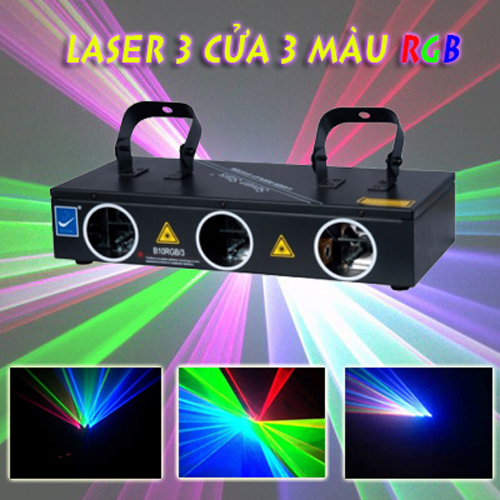 Đèn laser 3 cửa 3 màu B10RGB/3